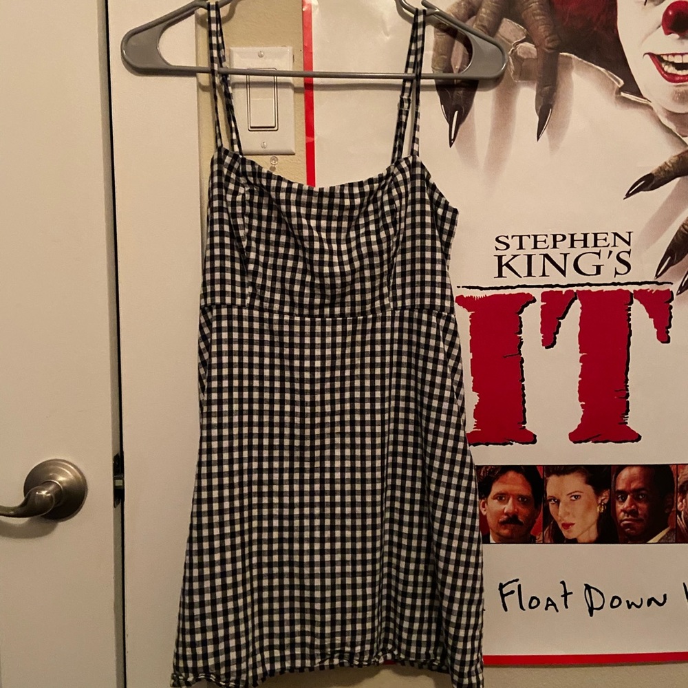 brandy melville gingham mini dress